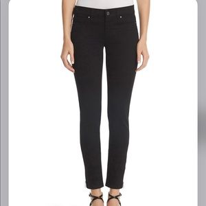 White House Black Market Skimmer Zip Black Jean